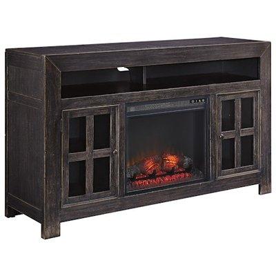 Gavelston electric fireplace by Ashley