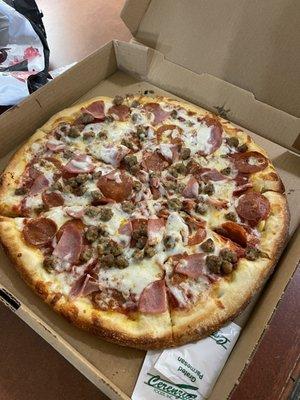 Rocky's pepperoni bacon