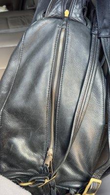 10/22/2024:  Today, Slavik repaired the zipper on my leather backpack=FIVE STARS!