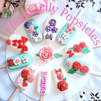 Mini Custom Jelly Popsicles.