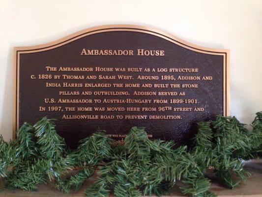 Ambassador House history