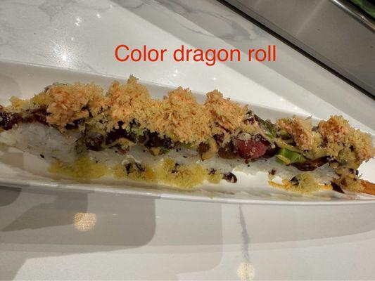 Color dragon roll