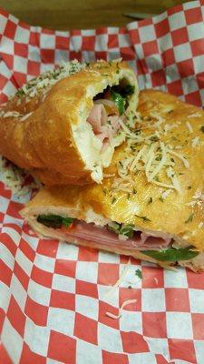 Deep fried Italian hoagie