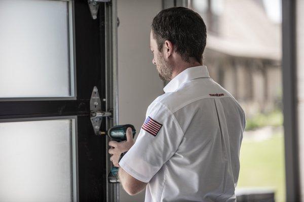 Our licensed technicians are ready to provide same day service for garage door repairs! Give us a call today!