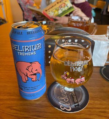 Belirium Tremens and one of their Watermelon Cider (both delicious)