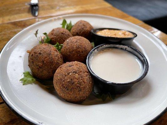 Goetta Hushpuppies..... amazing!