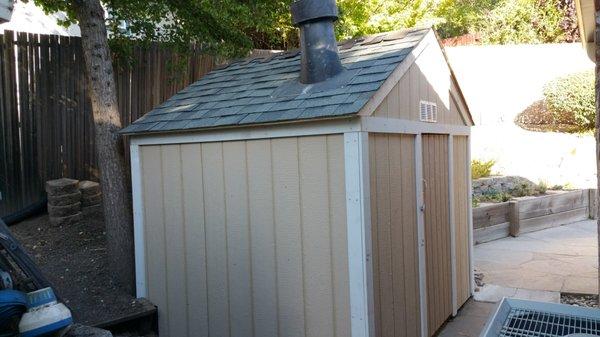 Building new shed in Lafayette, Ca. 94549