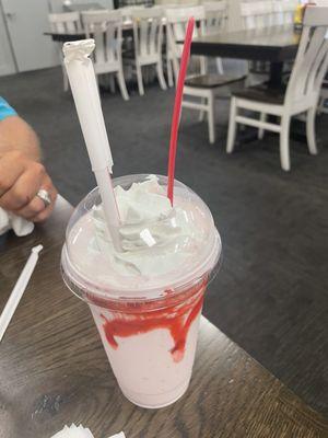 Strawberry milkshake