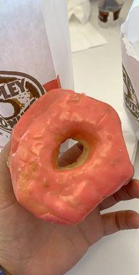 Strawberry Iced Donut