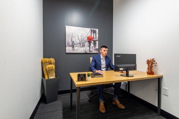 Hop in one of our small executive private offices and start building that company you have envisioned for all these years.