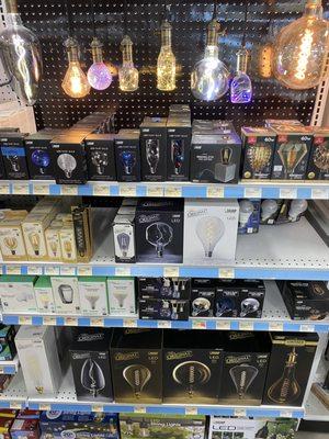 We have lots of decorative and functional lights bulbs.