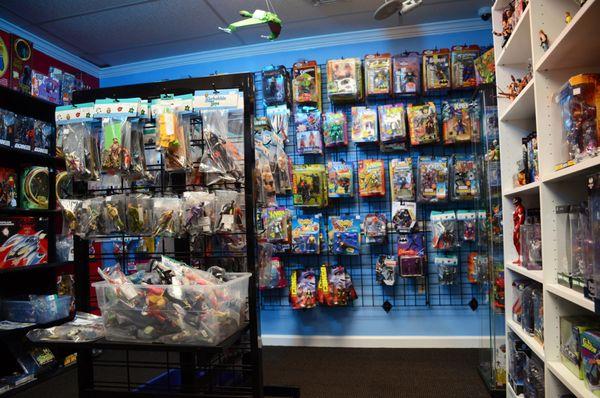 The Action Figure Room at Kerbobble Toys