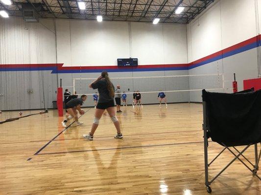 Volleyball practice