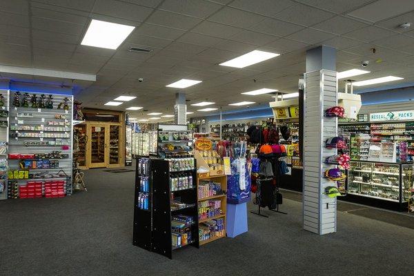 Large interior with Tobacco products