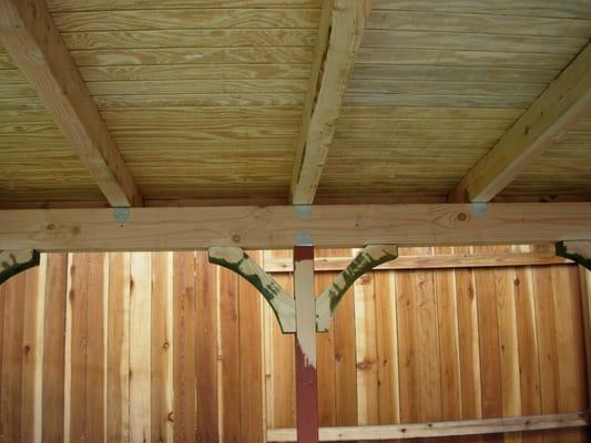 detail shot of Monrovia pergola