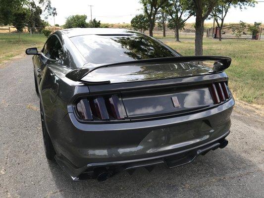 Rear Bumper painted and installed by SABP