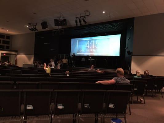 Inside Hillside:  Service is at 11:00 AM on Sundays.