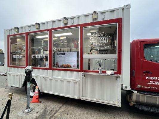 Unique looking food truck!