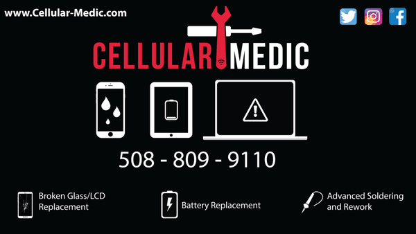 COMING SOON! CELLULAR-MEDIC NORTH ATTLEBORO! COME CHECK US OUT! 80 EAST WASHINGTON ST, N. ATTLEBORO MA 02760