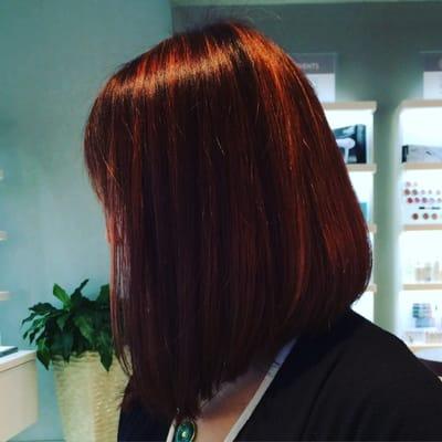 Amazing hair cut by Anya! Love my bob and ready to head into Spring.