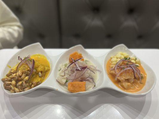 Ceviche Sampler