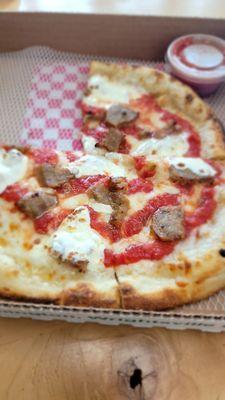 Italian sausage pizza