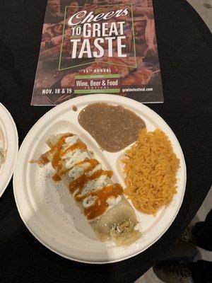 Tamale plate from Tamales Mary - $6