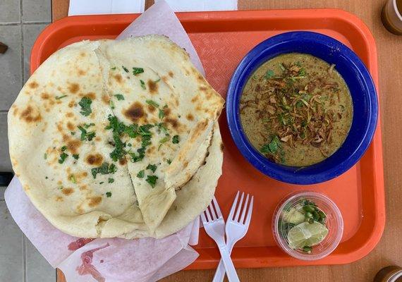 Haleem and Naan