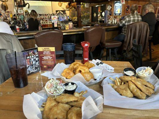 Bluegills & onion rings