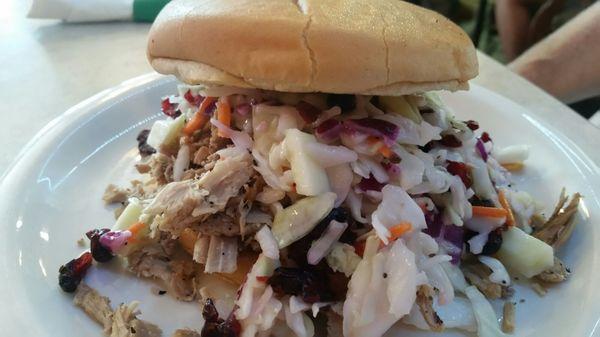 Pulled Pork with Coleslaw!