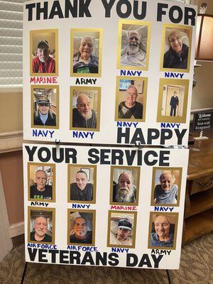 Veterans Honor Poster