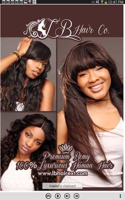 Premium virgin hair extensions............