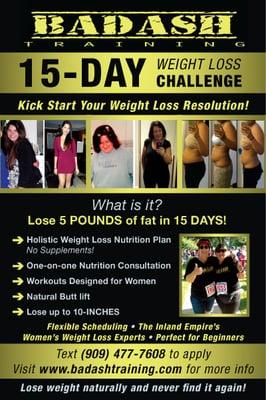 15 day challenge!