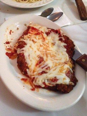 HUGE Portion of Veal Parm