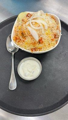 Vijay wada chicken biryani