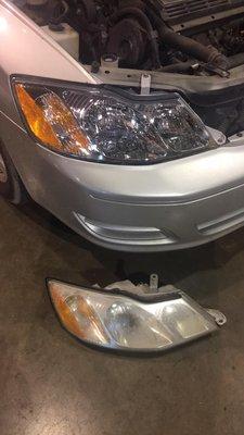 Headlight removal and replacement!