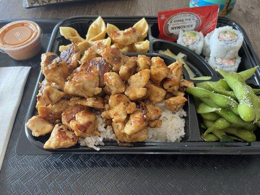 Chicken Hibachi Bento Box