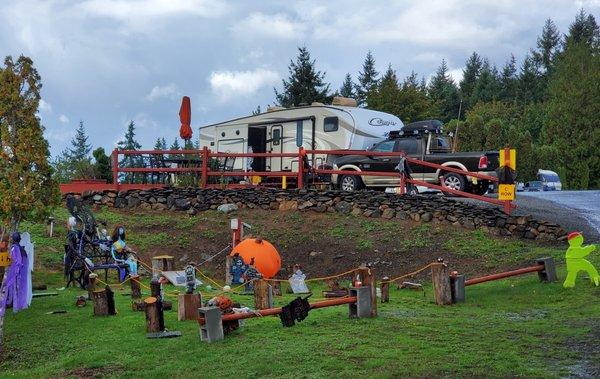 Site C-3 & C-4 above the great Halloween display