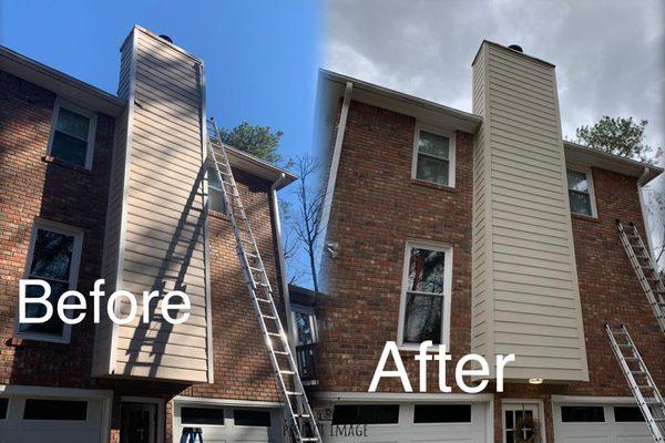 Chimney replace and paint