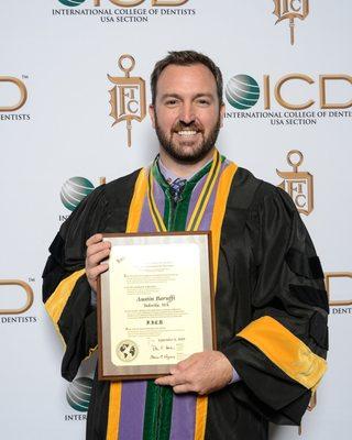 The International College of Dentists award!