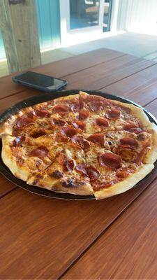 Pepperoni pizza