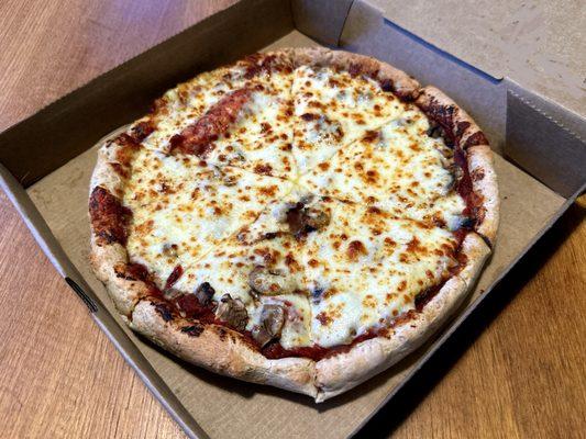 Small (10") Mushroom on Classic Wheat Crust