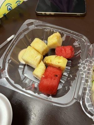 Mix Fruit. Rotten pineapple