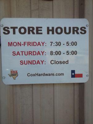 Closed Sunday