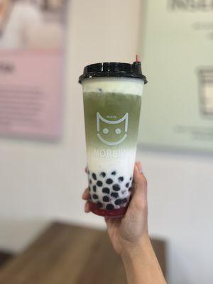 Strawberry Matcha Latte