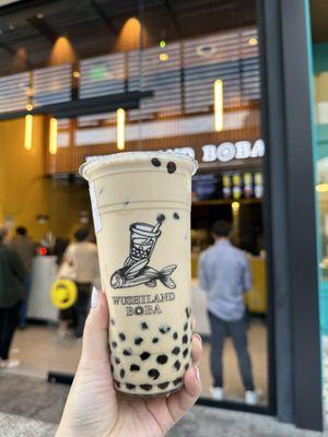 Ice Cream Milk Tea with Boba