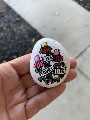 Placed a painted rock!