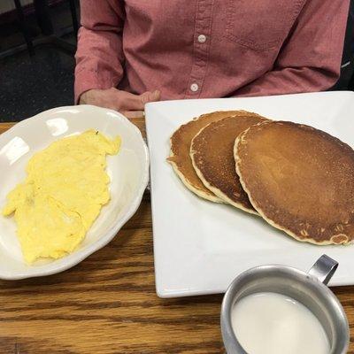 Full Stack of Pancake & Simple Omelette