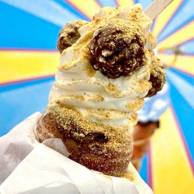 Ferrero Rocher Ice Cream Cone