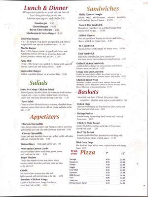 Lunch & Dinner options (page two)